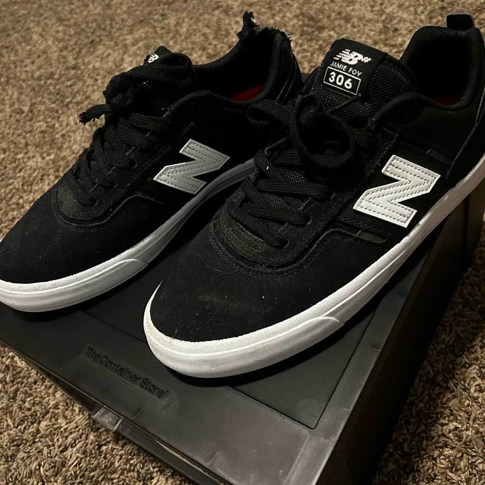 Jamie Foy New Balance Black and White Men's Sneakers